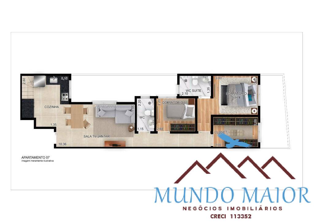 Cobertura à venda com 3 quartos, 126m² - Foto 8